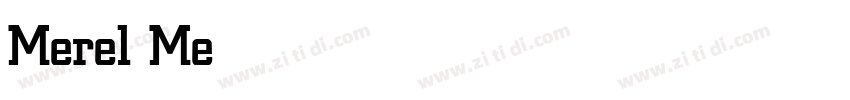 Merel Medium 中字体转换